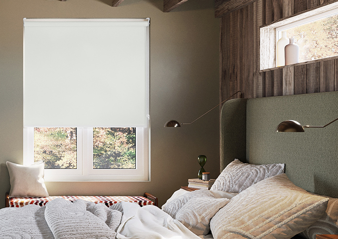 Levant (FR Blackout), Glacier White - Twist&Fit Roller Blind - Image 3